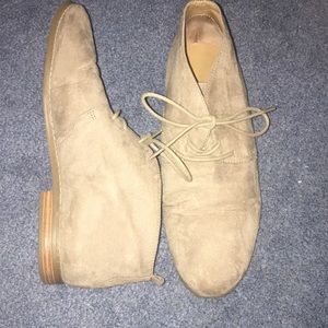 tan suede ankle boots